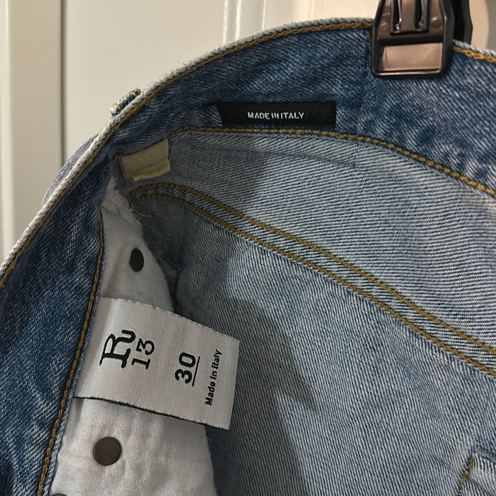 R13 denim shorts - Picture 3 of 3
